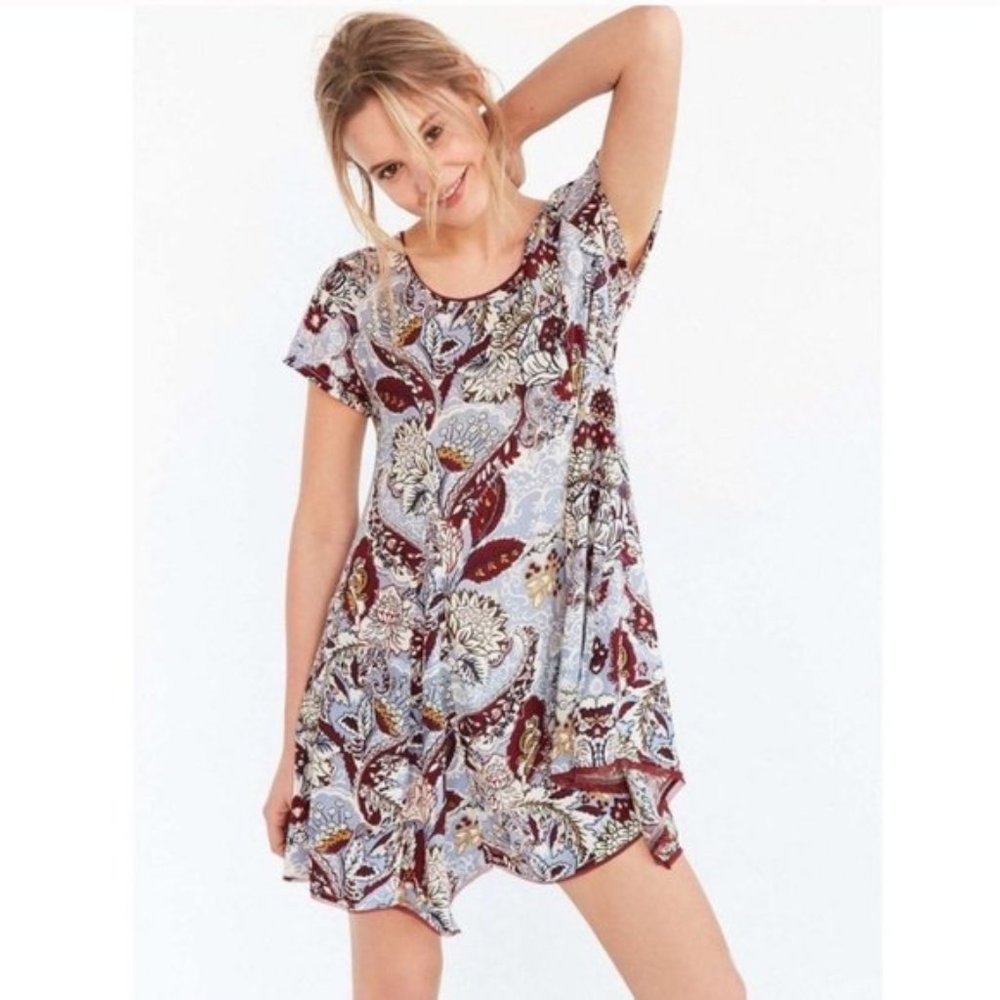 Urban Outfitters Floral Swing Mini Dress
